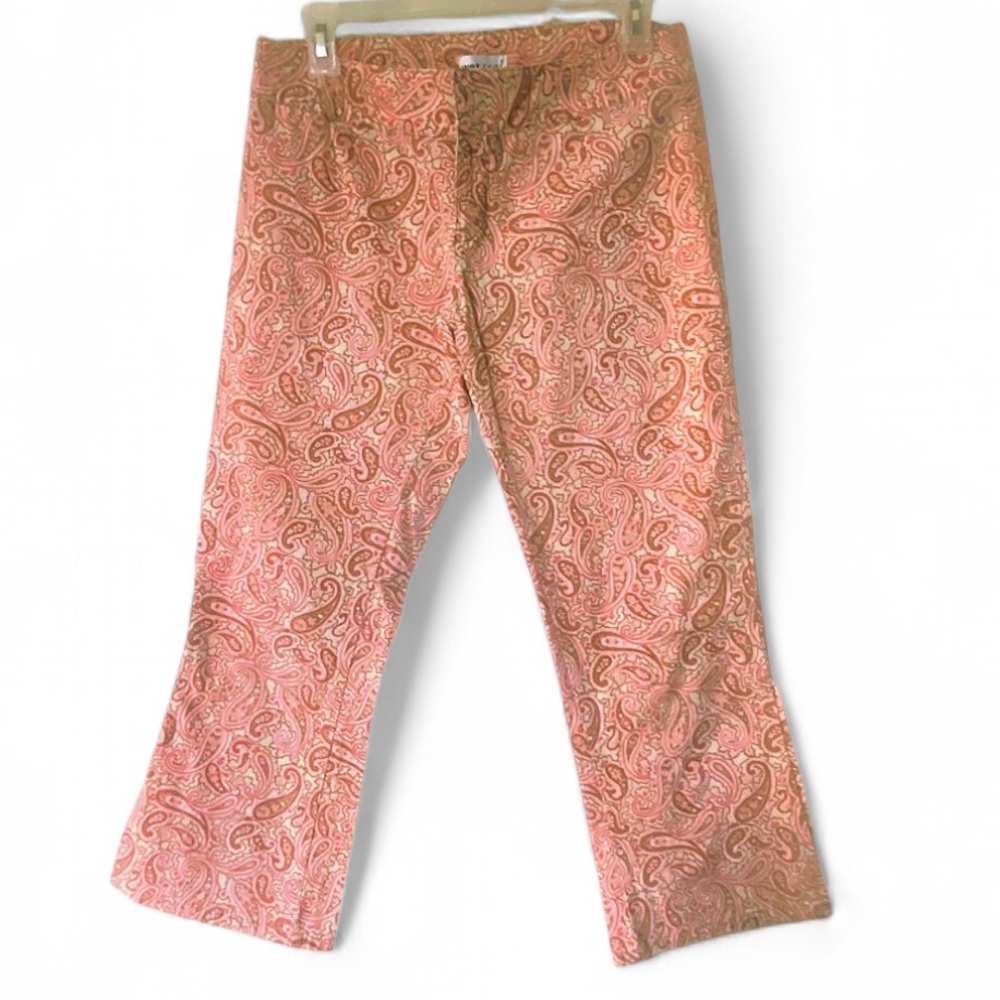Y2K Vintage Paisley Capri Pant